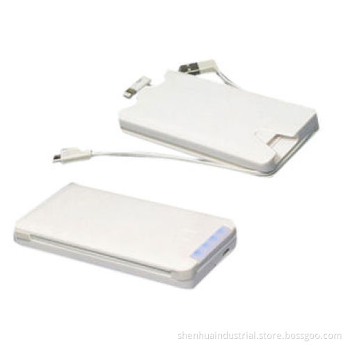 4000mAh Emergency Power Bank with LED Torch for Mobile Phone, iPhone, Samsung